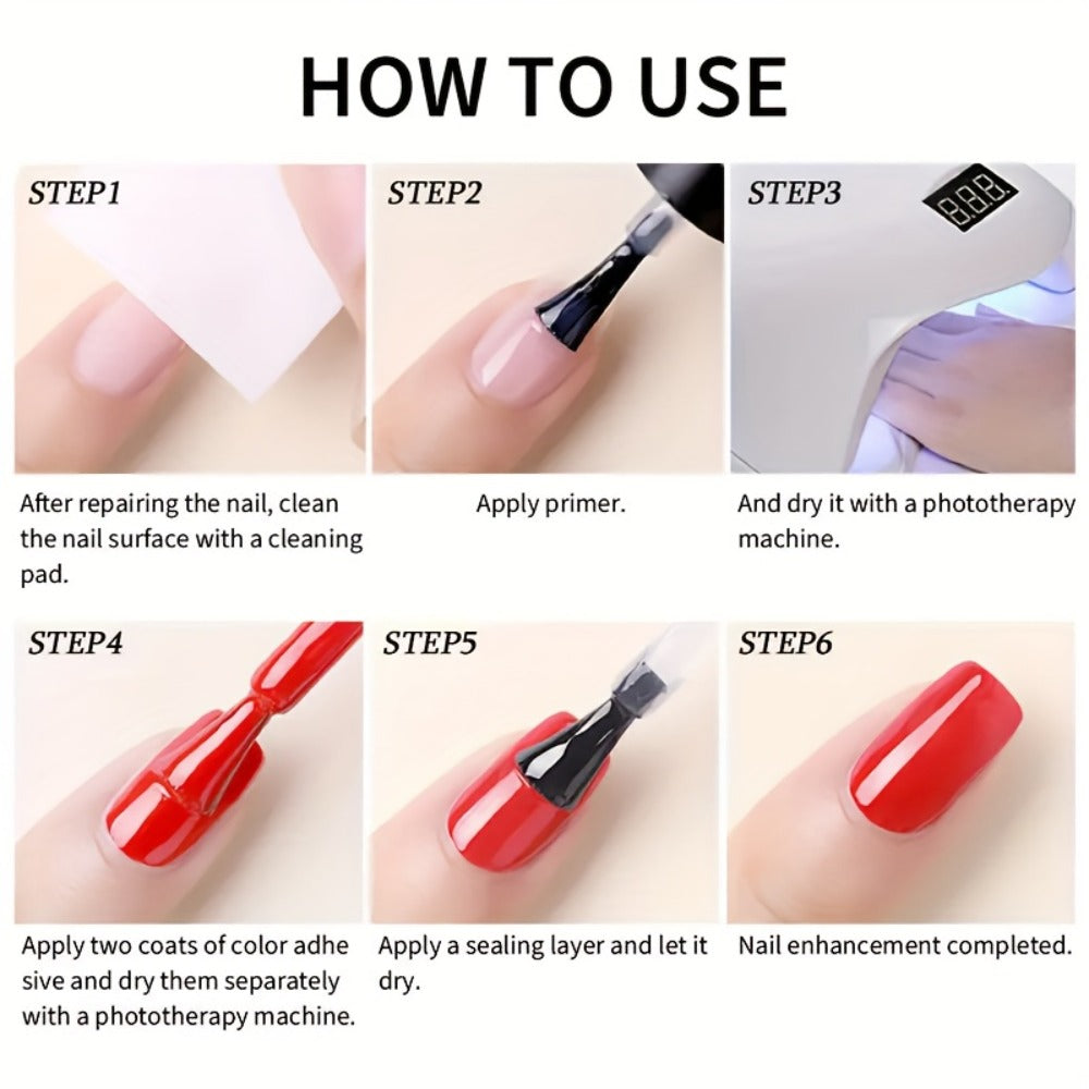 Shimmer White Glitter Gel Nail Polish – Semi-Permanent LED Cure Polygel, High-Shine Glossy Finish, Explosive Flash Effect for Professional & DIY Manicure, Long-Lasting Chip-Resistant