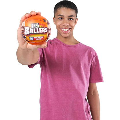 NBA Ballers Mystery Capsule Figurine Series 1 by ZURU – Surprise Unboxing Mini NBA Player Collectible Toy for Boys, Sports Fans & Collectors, Random Basketball Figure Blind Box Gift
