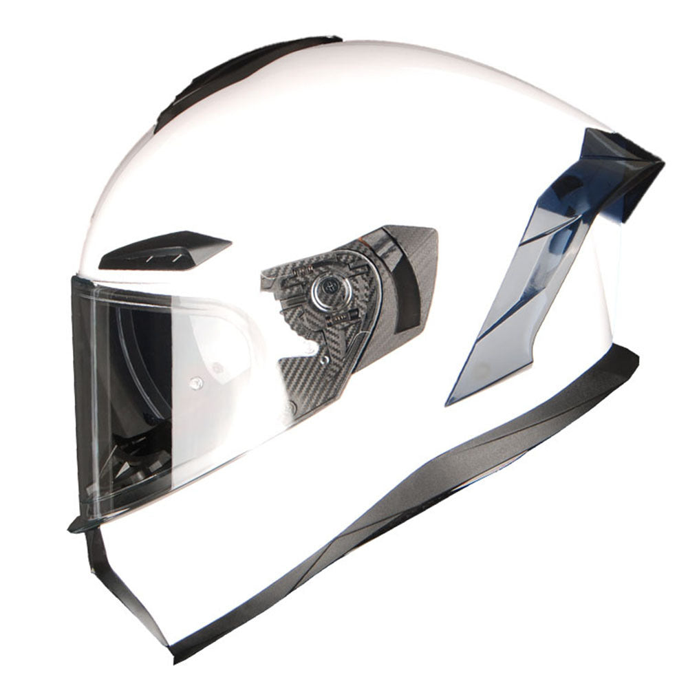 Full Face Motorcycle Helmet DOT Approved – Dual Visor Anti-Fog Pinlock Shield, Street Bike Adult Helmet with Sun Inner Shield, Aerodynamic Thermoplastic Shell, S/M/L/XL