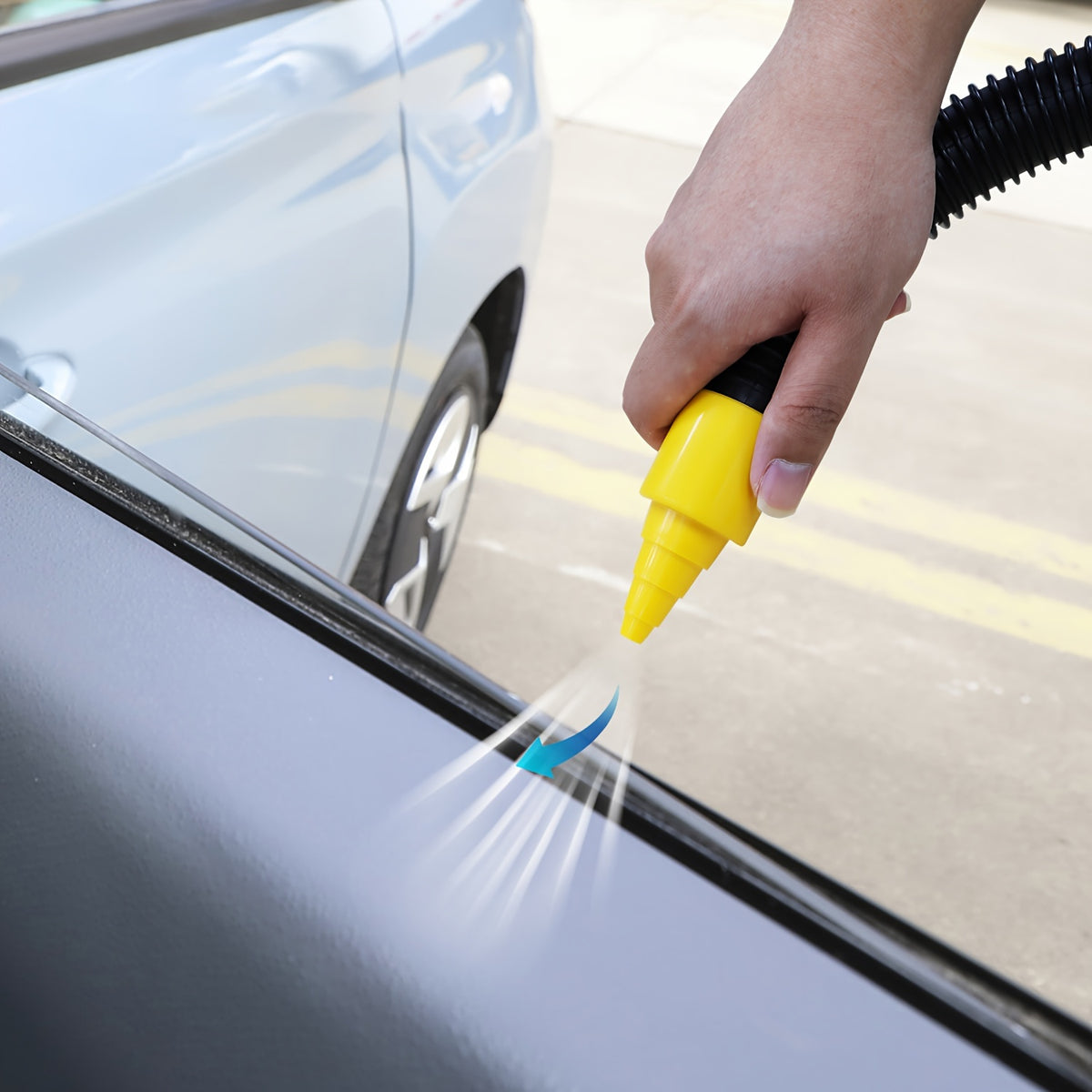 Vehicle Mounted Suction And Blowing Double Use Bucket Vacuum Cleaner Car Portable Multi Function Tool Cylinder Style Large Capacity Vacuum Cleaner Automobile Interior Cleaning Tool