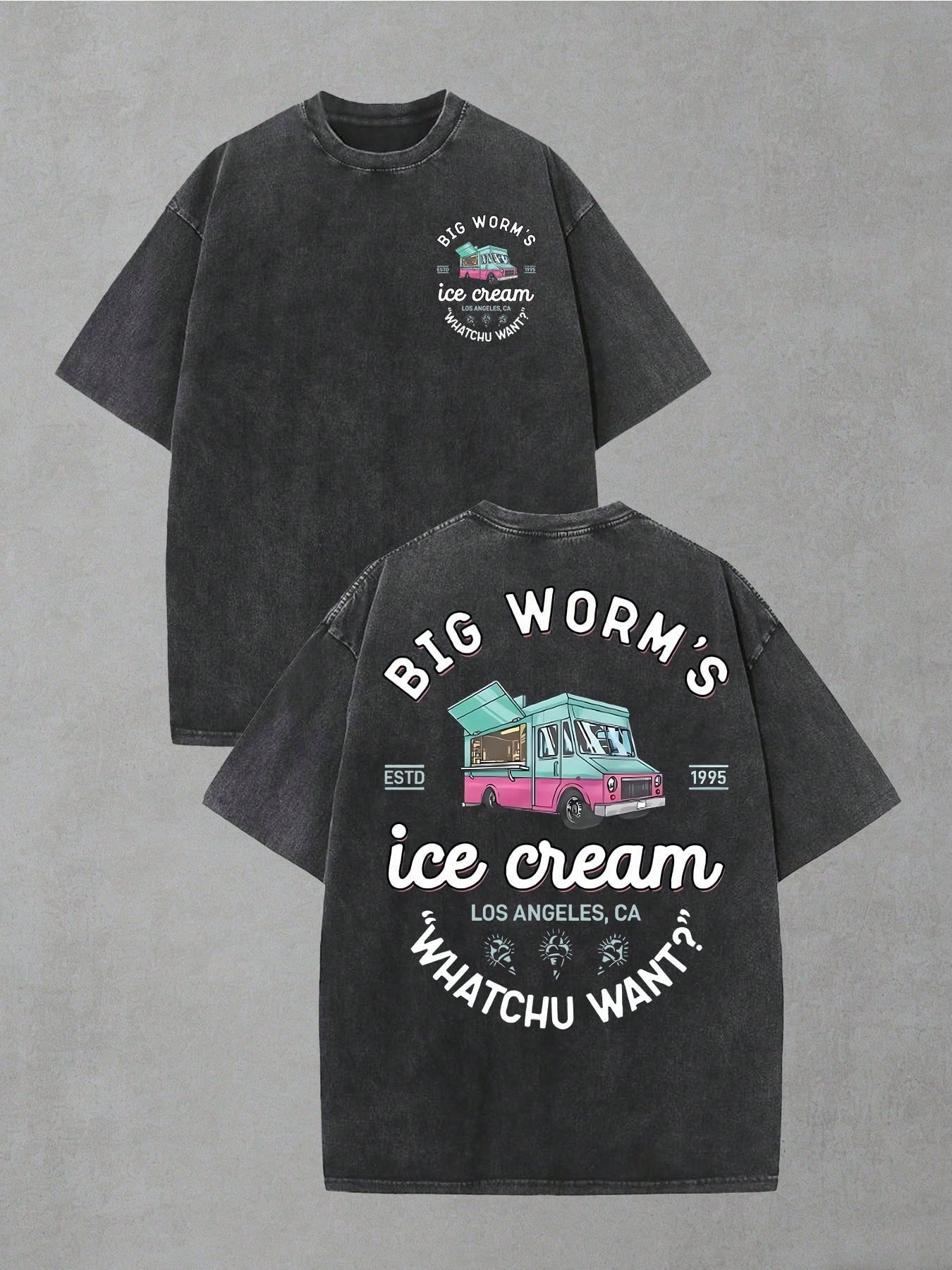 Men's Graphic T-Shirt - Crew Neck Short Sleeve Travel Style 655141