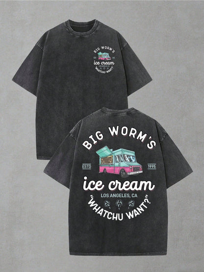 Men's Graphic T-Shirt - Crew Neck Short Sleeve Travel Style 655141