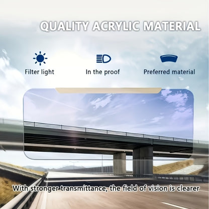 Car Visor Extender Polarized UV400 Anti-Glare | Clip-On Adjustable Sun Visor Extension, Blocks Blinding Sun & Headlight Glare, Universal Fit for Safe Comfortable Driving