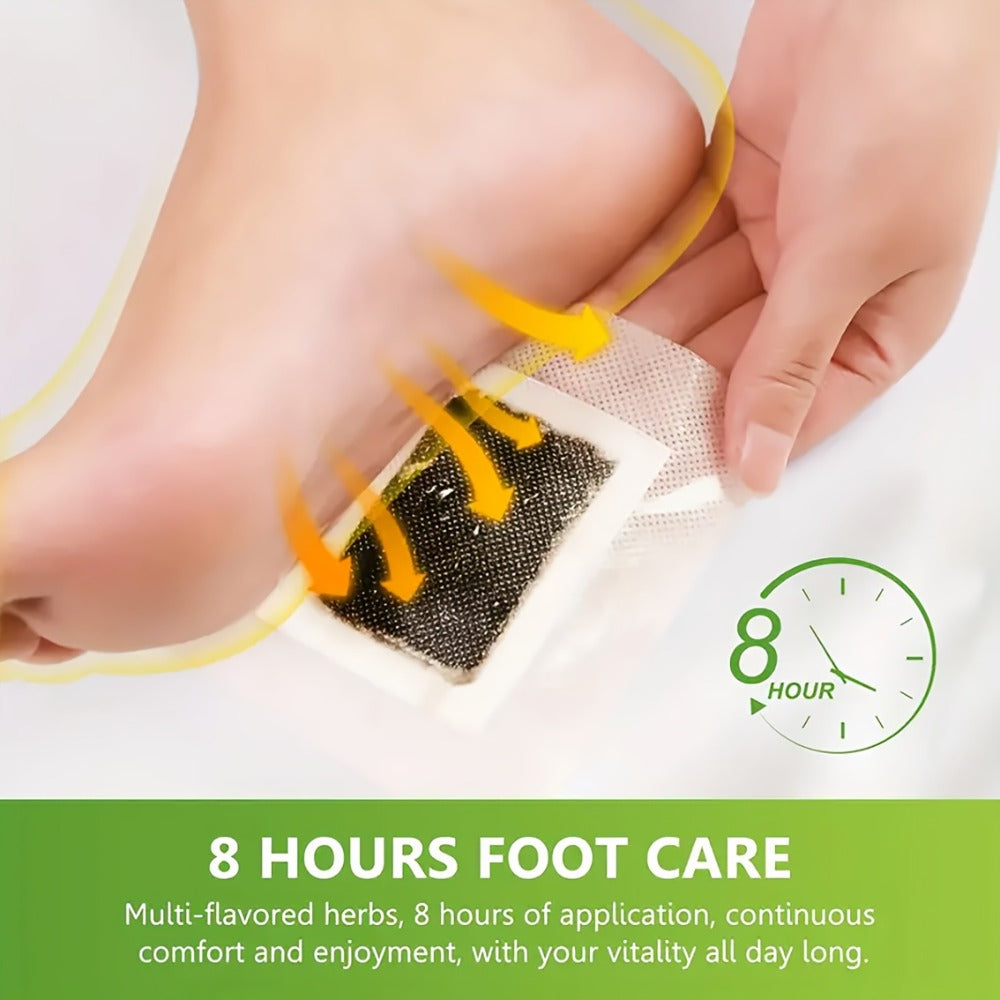 Foot Detox Pads Value Set 50pcs & 150pcs – Bamboo Vinegar & Ginger Deep Cleansing Overnight Patches, Alcohol-Free Natural Plant Formula, Green Golden Lavender Variants, Foot Care Gift for Women Men
