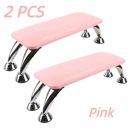 Nail Armrest Hand Pillow Professional Manicure Wrist Rest Cushion for Nail Salon Studio – Soft Hand Rest Support for Nail Tech Pink Black White 1pc or 2pcs