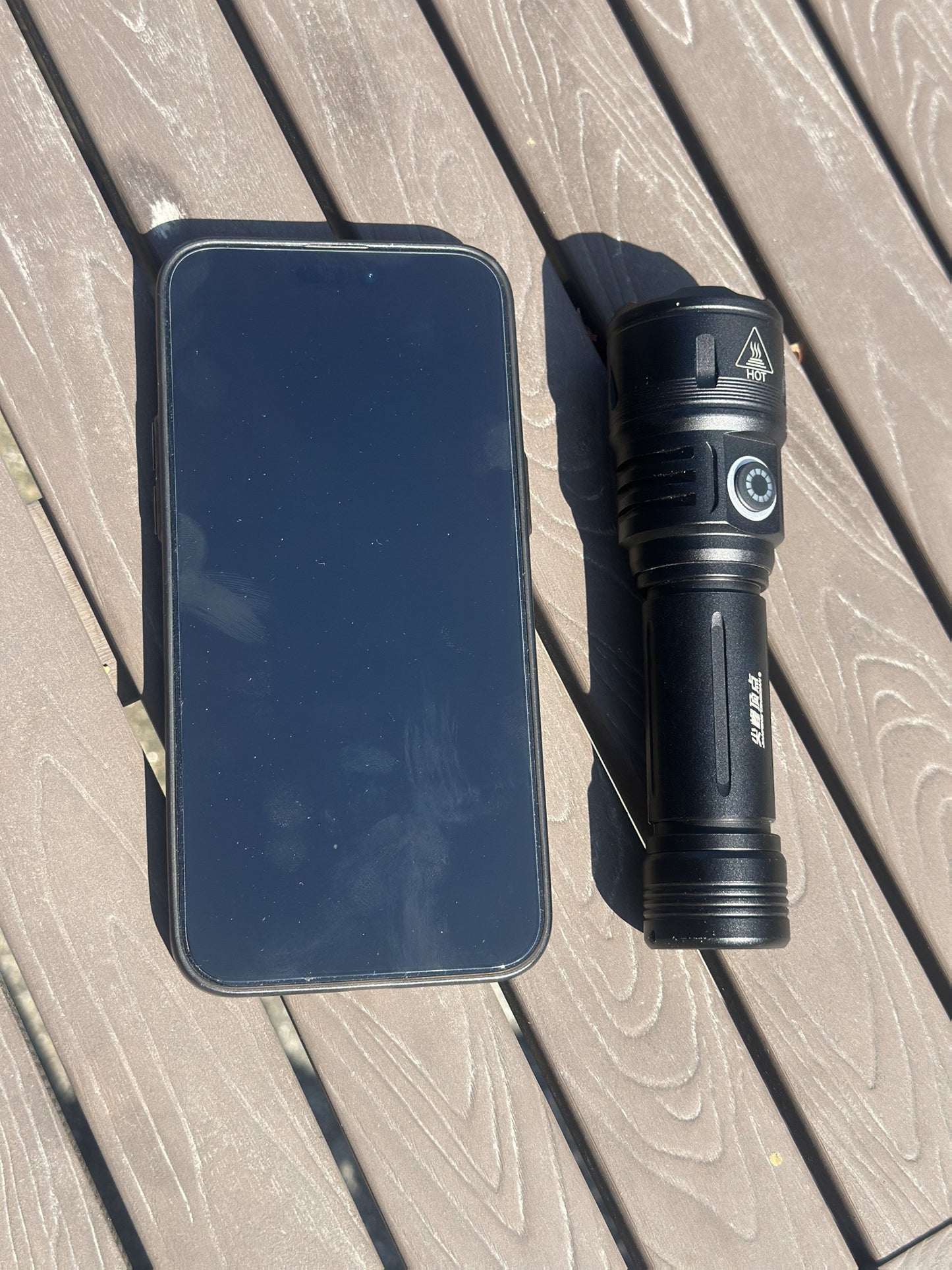 1000 Lumen LED Flashlight with Fire Starter - Aluminum Alloy Torch, Zoom Focus Ignition, Long Battery Life for Survival, Camping, Fishing & Power Outages, 1/2pcs
