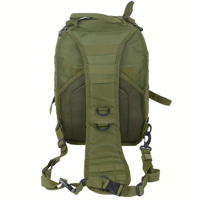 Tactical Chest Bag – Single Shoulder Crossbody Sling Pack for Hiking, Patrol & Outdoor EDC, Adjustable Strap, Multi-Pocket