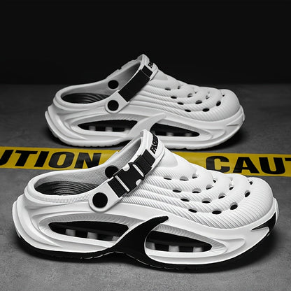 Men's Slippers - Non-Slip Sole Slip-On for Beach & Water