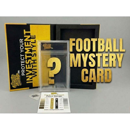 Football Mystery Card in Premium Display Slab – Rookie, Star, Autograph or Insert Guaranteed | Panini & Topps NFL Collectible Gift for Football Fans & Sports Card Collectors