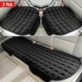 3pcs/Set Luxurious Plush Plaid Car Seat Cushions - Insulated, Thickened for Cold-Resistant Comfort - Universal Fit for Cars, Suvs, Trucks - Premium Car Additions Bundle