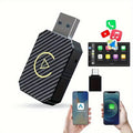 Mini wireless CarPlay adapter, suitable for Apple and Android, plug and play, low latency to convert wired to wireless CarPlay, suitable for a variety of models, upgraded in 2025, fast and stable connection, no battery required
