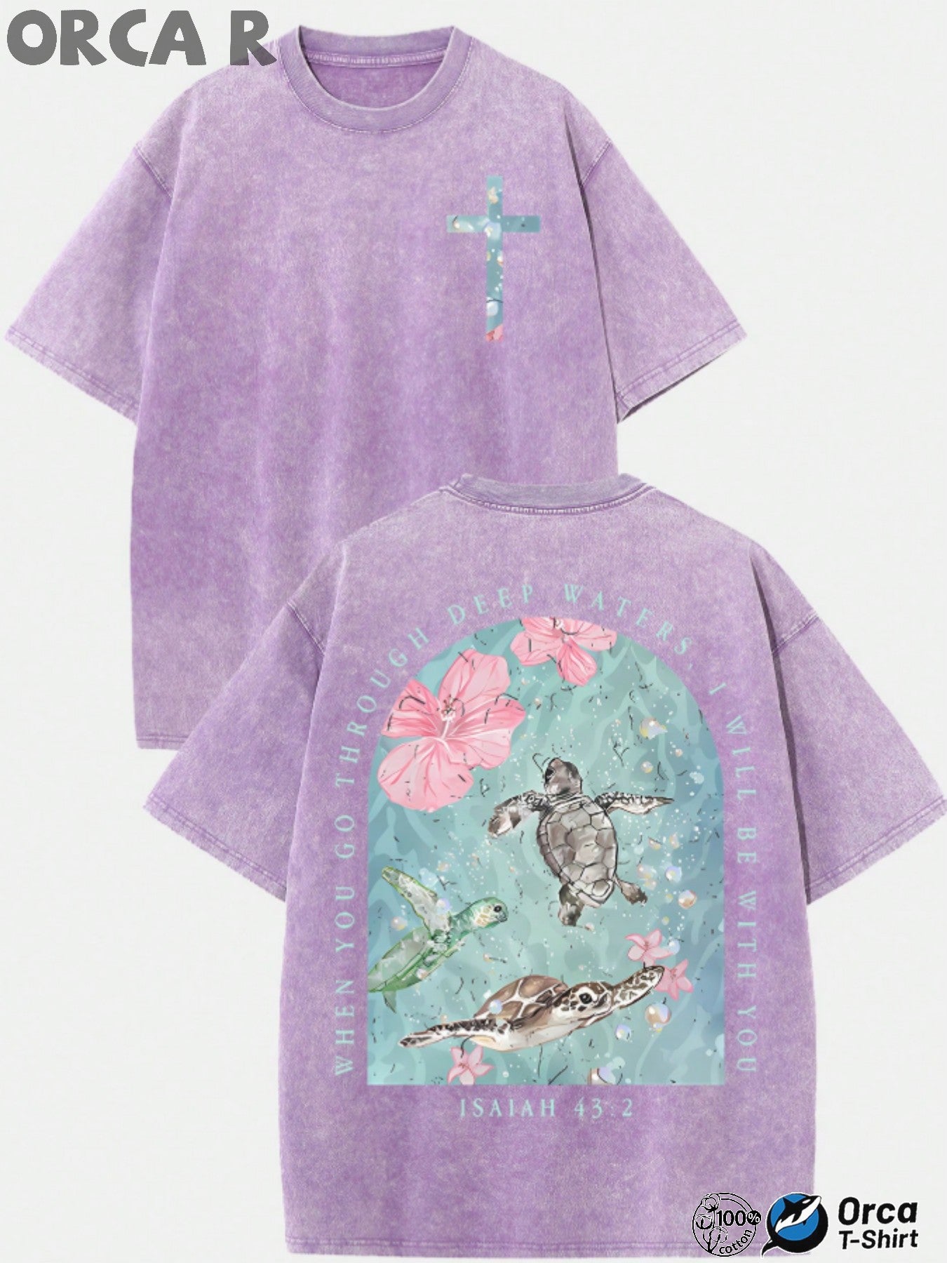 Men's Vintage Oversized T-Shirt - Round Neck Short Sleeve
