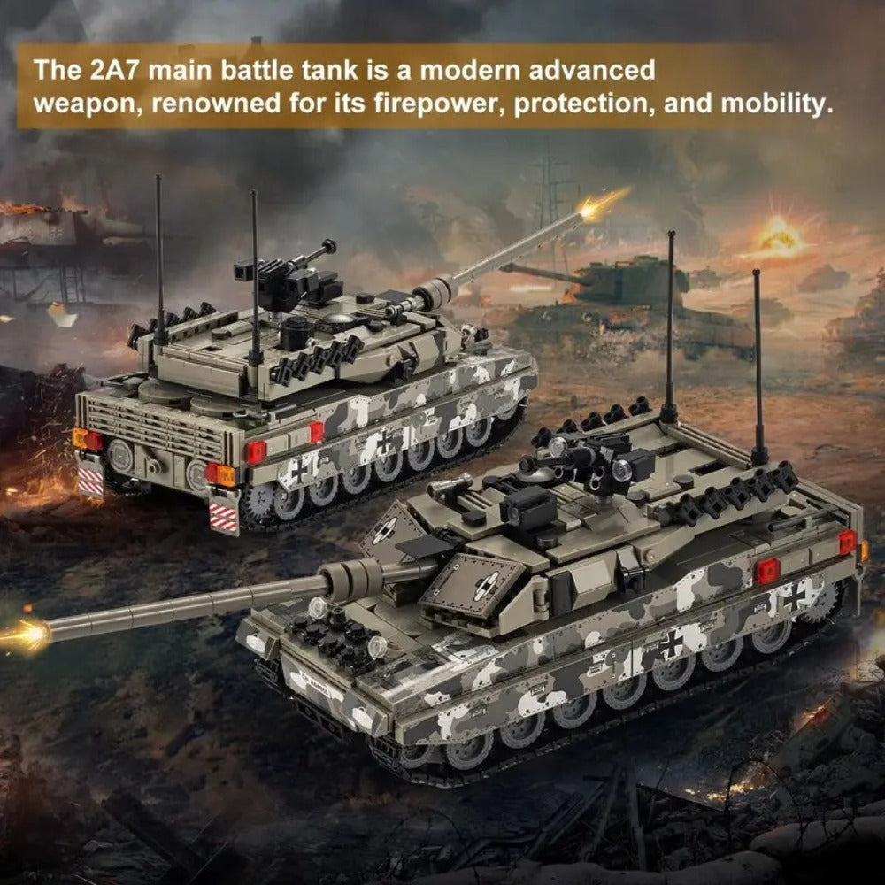 RC Military Tank for Boys Ages 6+ – 2.4GHz All-Terrain Remote Control Armored Tank Strong Climbing Ability Military Simulation War Vehicle Toy for Kids Teens, Best Birthday Christmas Gift