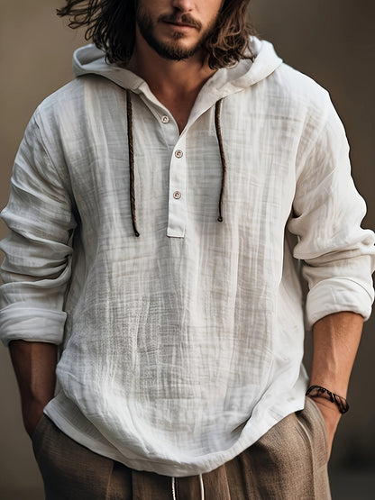 Men's Sweatshirt - Long Sleeve Hooded