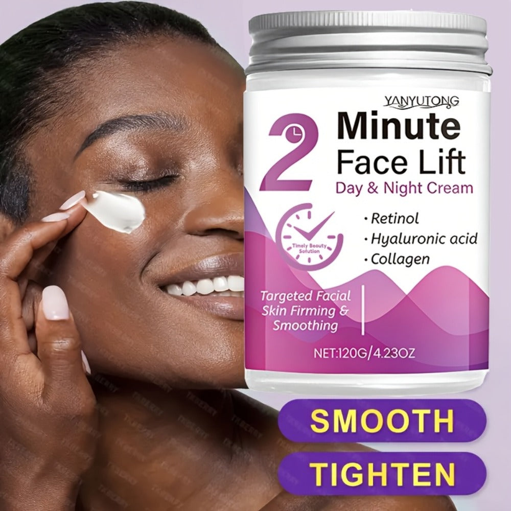 Peptide Collagen Firming Face Cream 120g – 2-Minute Instant Lifting Day & Night Moisturizer with Hyaluronic Acid, Anti-Aging Wrinkle Smoothing Cream for Women All Skin Tones