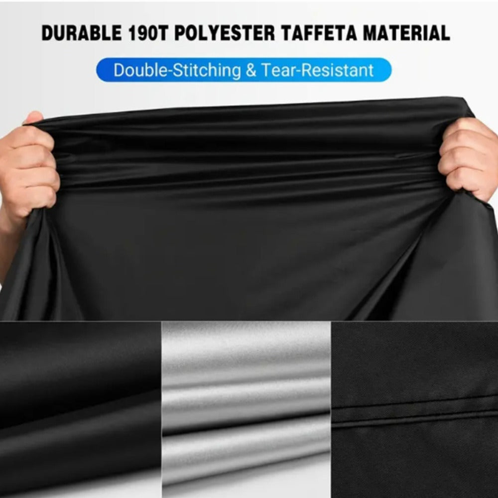 Waterproof Motorcycle Cover Outdoor Full Body Protection with Lock Hole Rain UV Dust Shield for Motorbike Scooter - Small & Large Sizes