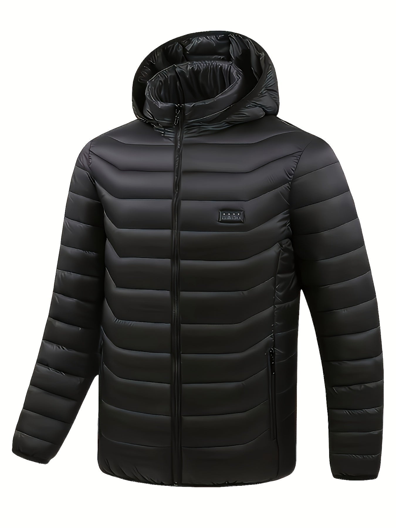 Unisex 21-Zone USB Heated Hooded Jacket - Multi-Zone Heating and Nylon Shell