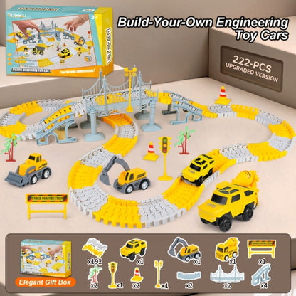 Roller Coaster Track Set 467pcs for Kids Ages 3 4 5 6 7 8 – Electric Race Car DIY Assembly Obstacle Challenge Track Toy STEM Engineering Gift Boys Girls Birthday Christmas