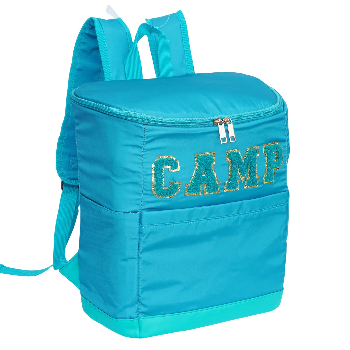 Insulated Cooler Backpack 30-Can Capacity, Leopard Print Portable Lunch Bag with Mesh Side Pockets & Adjustable Straps, Leakproof Thermal Cooler for Beach, Camping, Picnics, Hiking & Outdoor Travel