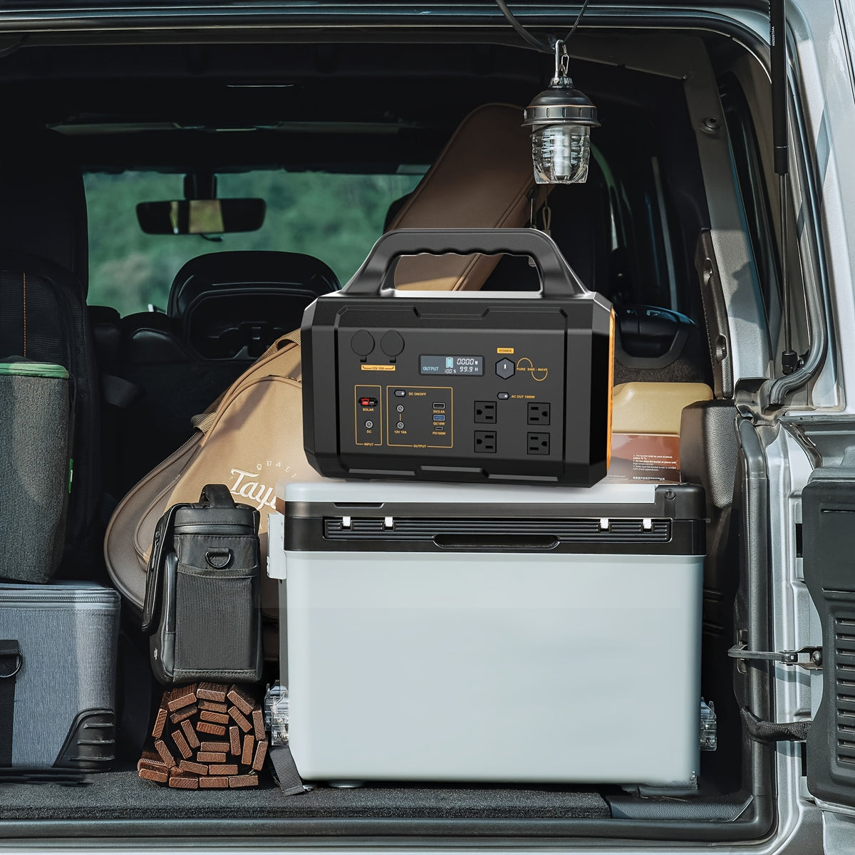 300W/1000W Portable Power Station, 299Wh/1024Wh Solar Generator with AC Qutlet/2 DC Ports/3 USB Ports Backup Battery/Power Supply for Qutdoor Trip RV Camping Emergency Survival Gear Travel Hunting Fishing Emergency (Excluding Solar Panels)