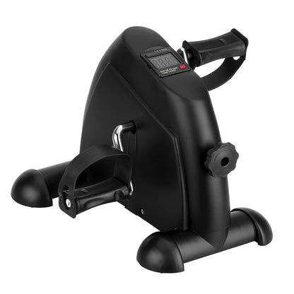 Under Desk Bike Pedal Exerciser with LCD Screen, Mini Portable Arm & Leg Exercise Bike for Home Office & Travel, Adjustable Resistance Pedal Cycle Machine for Seniors & Physical Therapy Recovery