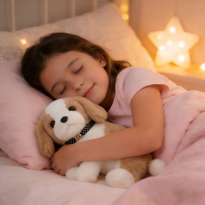 Interactive Walking Plush Pet Toy 9 Styles – Golden Retriever Husky Saint Bernard Kitten Chick Electric Realistic Barking Stuffed Animal, Best Birthday Gift for Toddlers Kids Ages 3+