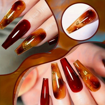 Magnetic Nail Gel Polish Set 6pcs 0.51oz Amber Aurora — Holographic Multicolor Shimmer Cat Eye UV LED Soak-Off Gel Nail Art Kit for Women, 2025 Trending Salon & Home Manicure Shades 101-138