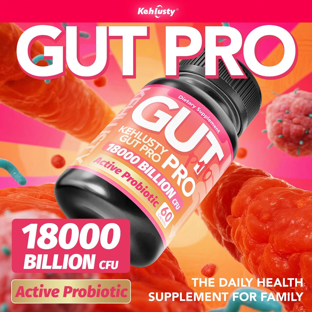 Probiotics 18000 Billion CFU Capsules — Lactobacillus & Bifidobacterium Multi-Strain Formula | Gut Microbiome Digestive Bloating & Immune Support for Women & Men | 60 Capsules Per Bottle