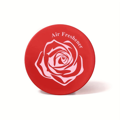 Car Solid Perfume Air Freshener 2-Pack – Long-Lasting Solid Fragrance for Car, Home, Office & Bedroom, Available in Cherry, Lavender, Lime, Rose & Sweet Orange Scents