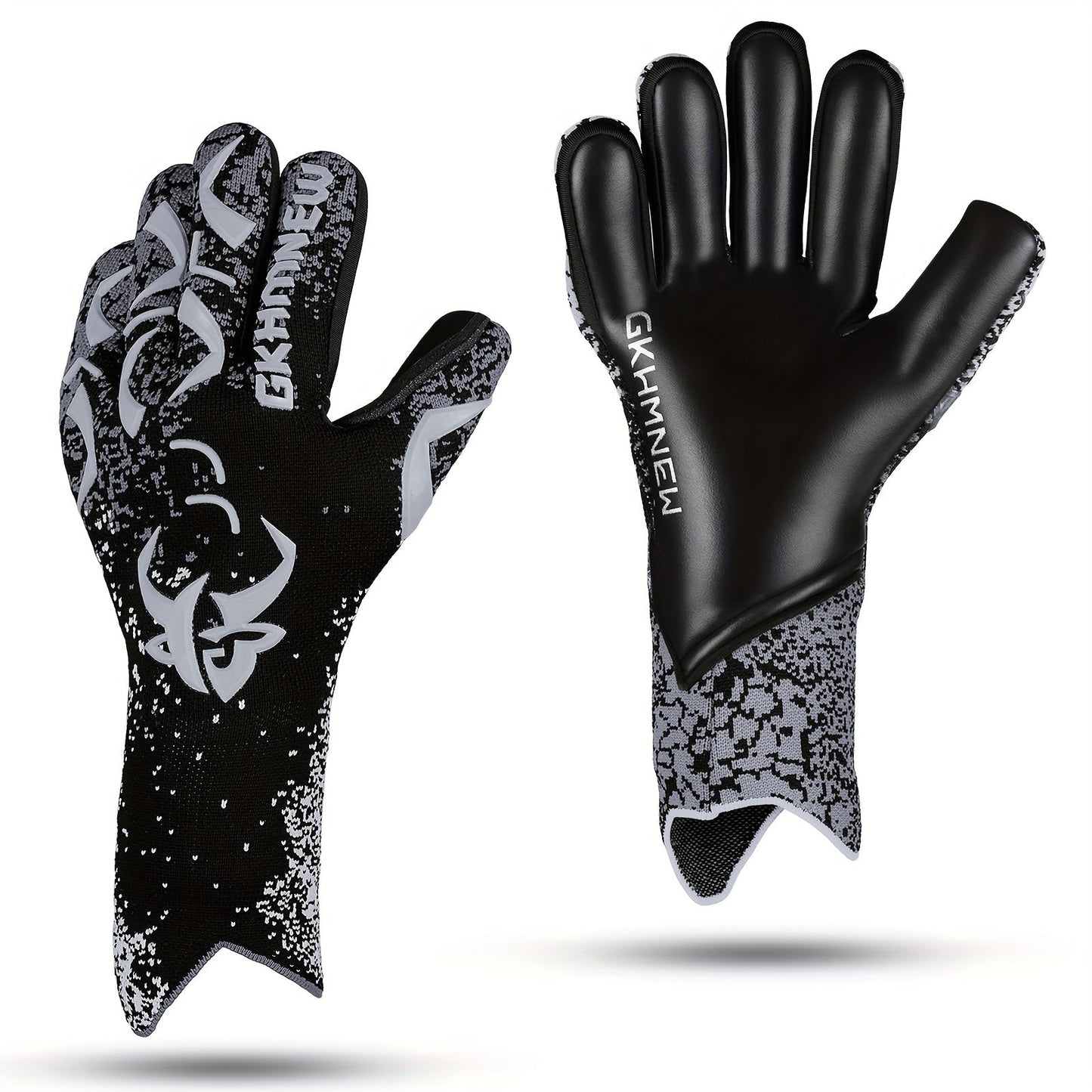 Soccer Goalkeeper Gloves Strong Grip Breathable Sizes 6-10 with Carry Bag