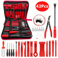 43pcs Set Of Interior Removal Tools, Car Terminal Removal Key Tools, Car Pliers, Audio Removal Tools, Car Interior Repair And Removal Kits, Precision Hook And Pick Sets, Car Film Scrapers, A Good Choice for Daily Use, Birthday Holiday Party Gifts.