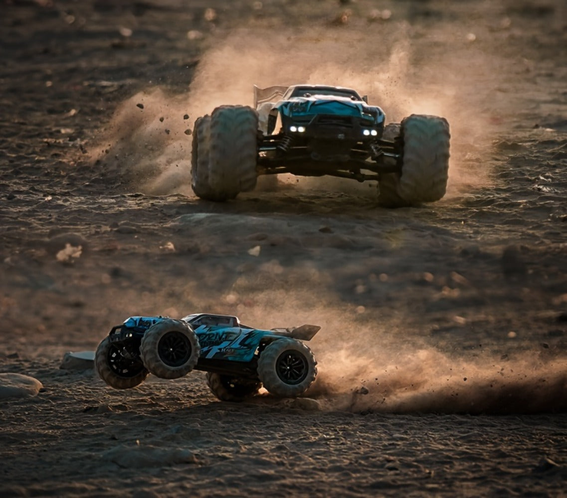 High Speed RC Off-Road Car 70KM/H Brushless Motor 1:14 1:16 Scale – 4WD All-Terrain Remote Control Monster Truck Dual Battery Option for Boys Kids Adults, Best Birthday Christmas Gift