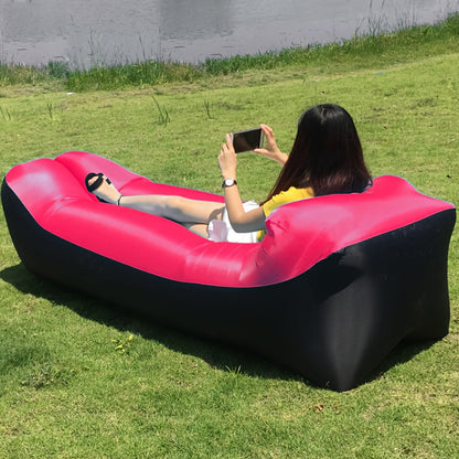 Portable Inflatable Sofa & Air Lounger Chair – Heavy Duty Single Outdoor Recliner, Quick Inflation & Deflation, Lightweight & Compact for Camping, Beach & Backyard – 3 Color Options