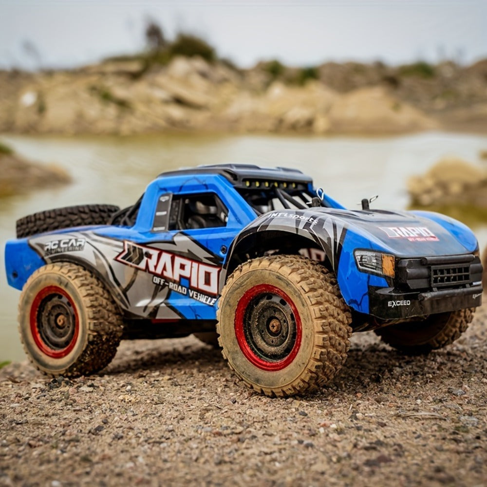 RC Off-Road Car 1:14 Scale 4WD High Speed for Adults Teens – Carbon Brush 38KM/H or Brushless PRO 50-70KM/H All-Terrain Remote Control Racing Truck Hobby Grade Birthday Christmas Gift Enthusiasts