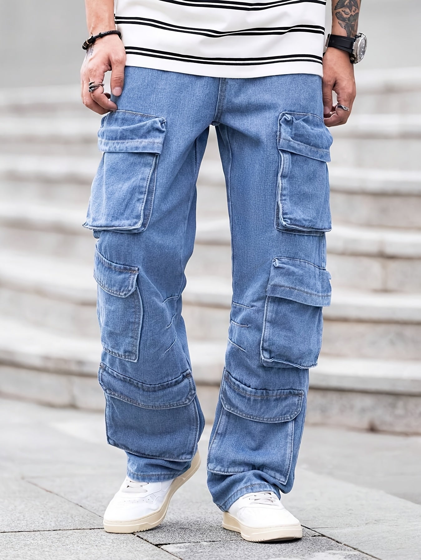 Men's Cargo Pants - Multi Pocket Everyday Style 708965