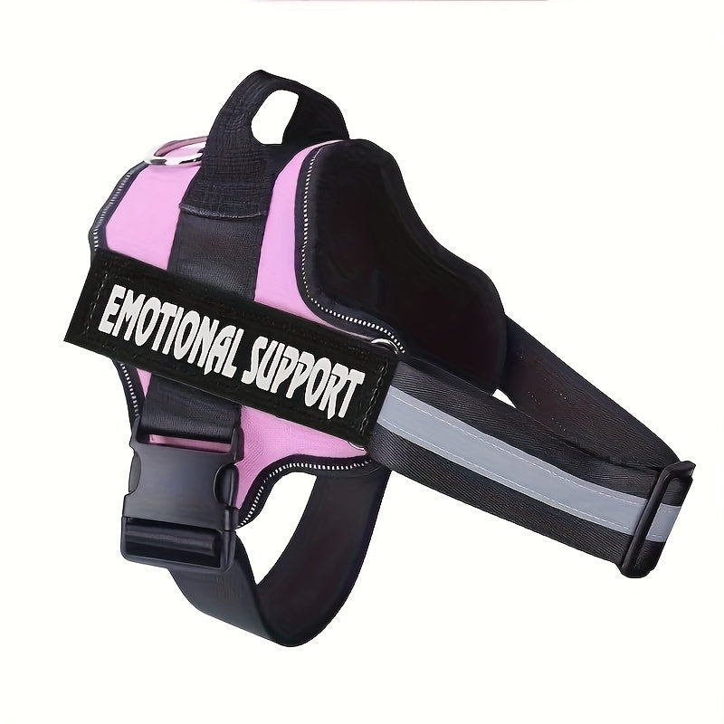 Emotional Support Dog Harness No-Pull Reflective Vest with Handle – Adjustable No-Choke ESA Pet Harness for Easy Walking & Training, XS to XXL, 11 Colors