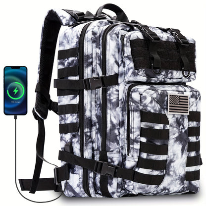 Tactical Military Backpack 50L – Large Capacity Molle Rucksack for Camping, Hiking, Hunting, Fishing & Travel, Unisex with Multiple Color Options