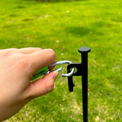 Reflective Camping Rope 4pcs 4M Adjustable Nylon Tent Guy Lines Windproof Ratchet Pulley for Tent Canopy Gazebo Tarp Outdoor