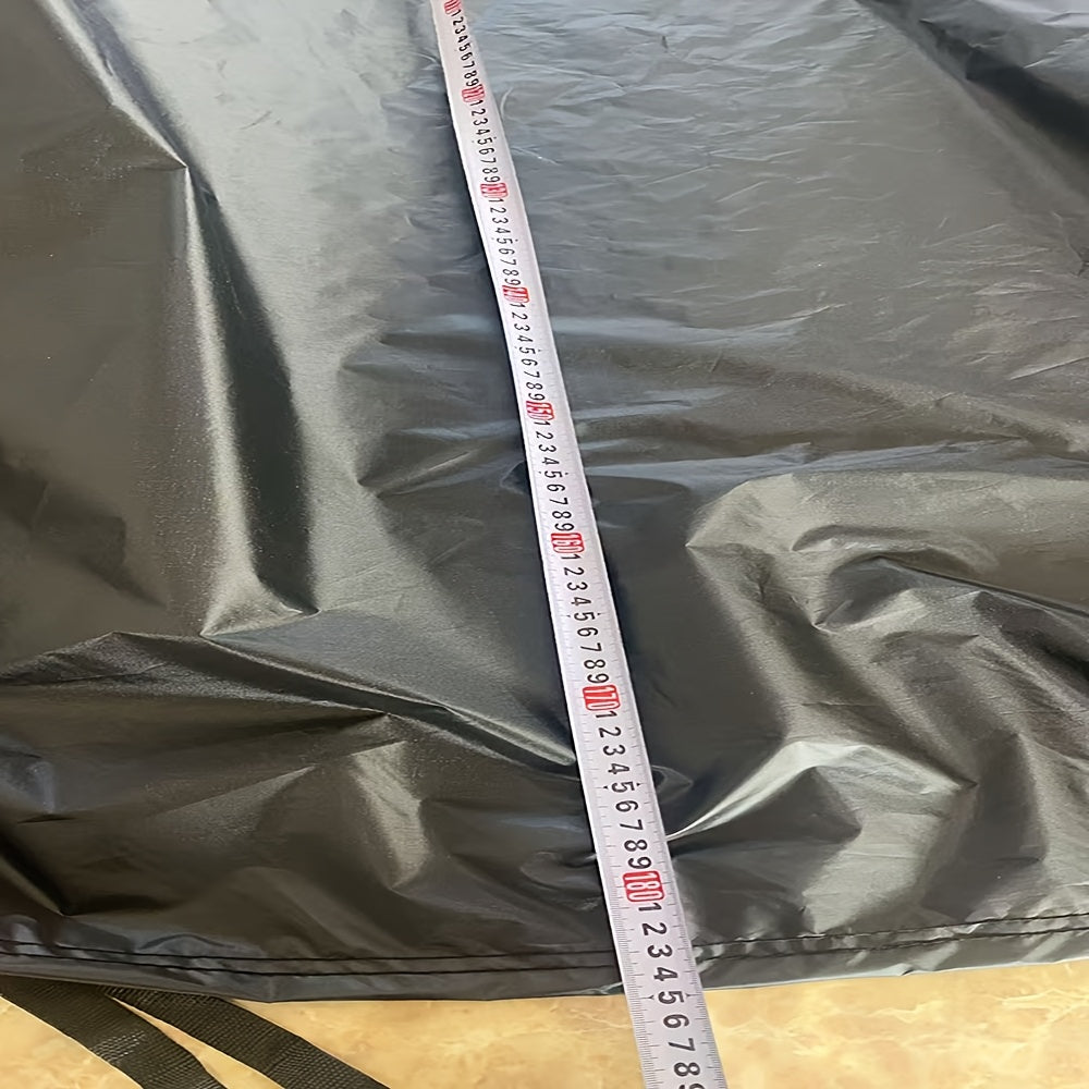 XXL All-Weather Car Cover for SUVs - Durable 190T Polyester, Scratch-Resistant, Waterproof, UV & Snow Protection with Reflective Safety Strips, Black, Fits Range for RoveR Evoque, Car Cover Waterproof All Weather