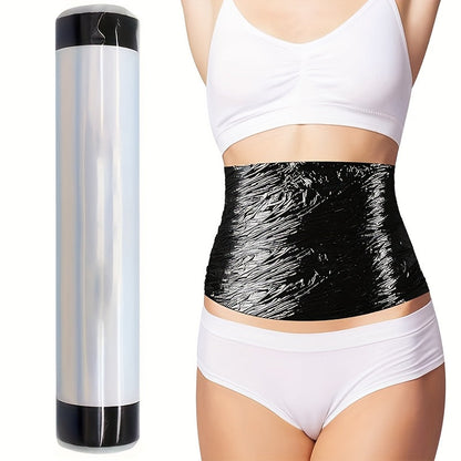 Sweat Body Wrap – Breathable Plastic Slimming Waist Wrap for Fitness, Sweat-Absorbing Abdominal Wrap, 2362-Inch