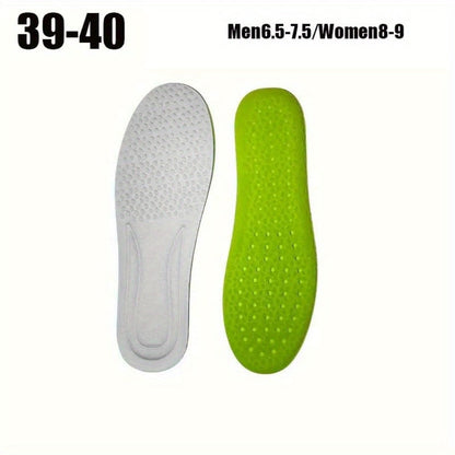 Foam Cushion Insoles 8pcs (4 Pairs) – Breathable Anti-Sweat Sports & Work Insoles for Men & Women, EU 35-46