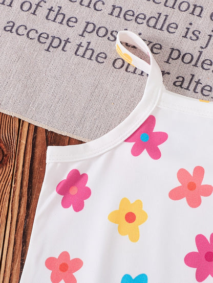 Baby Girl Floral Romper - Spring