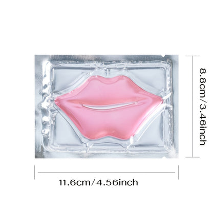 Lip Mask 50 Pcs Crystal Pink Hydrating Patches – Deep Moisturizing Lip Treatment for Dry Dull Lips, Plumping Lip Care Gift Set for Women Mothers Bulk Party Favor