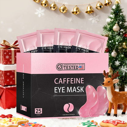 Under Eye Patches Collagen 25 Pairs 3-Formula Choice — Caffeine for Dark Circles & Puffiness | Hyaluronic Acid for Deep Hydration | Aloe Vera for Soothing & Cooling | All Skin Types Men & Women