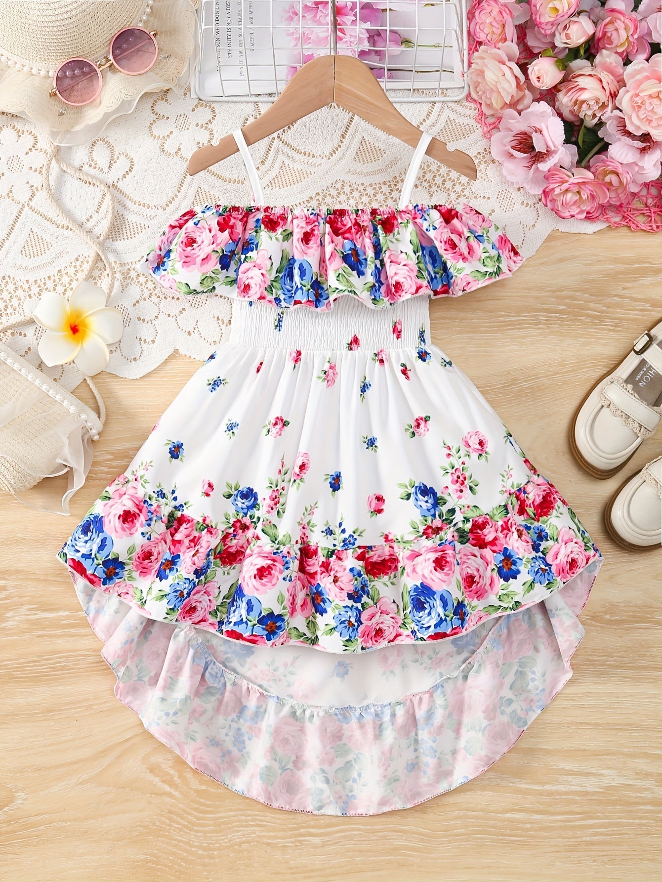 Girls' Floral Dress - Summer