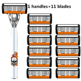 1 handle + 11 blades