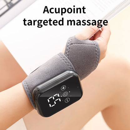 Hand Massager with Heat Vibration Wrist Guard Carpal Tunnel Relief