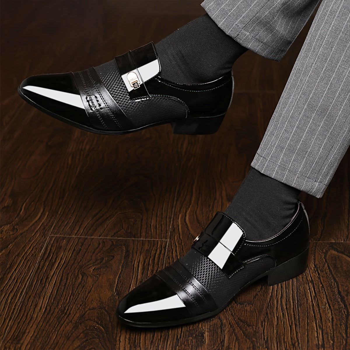 Men's Casual Slip-On Shoes - Slip-On Ease