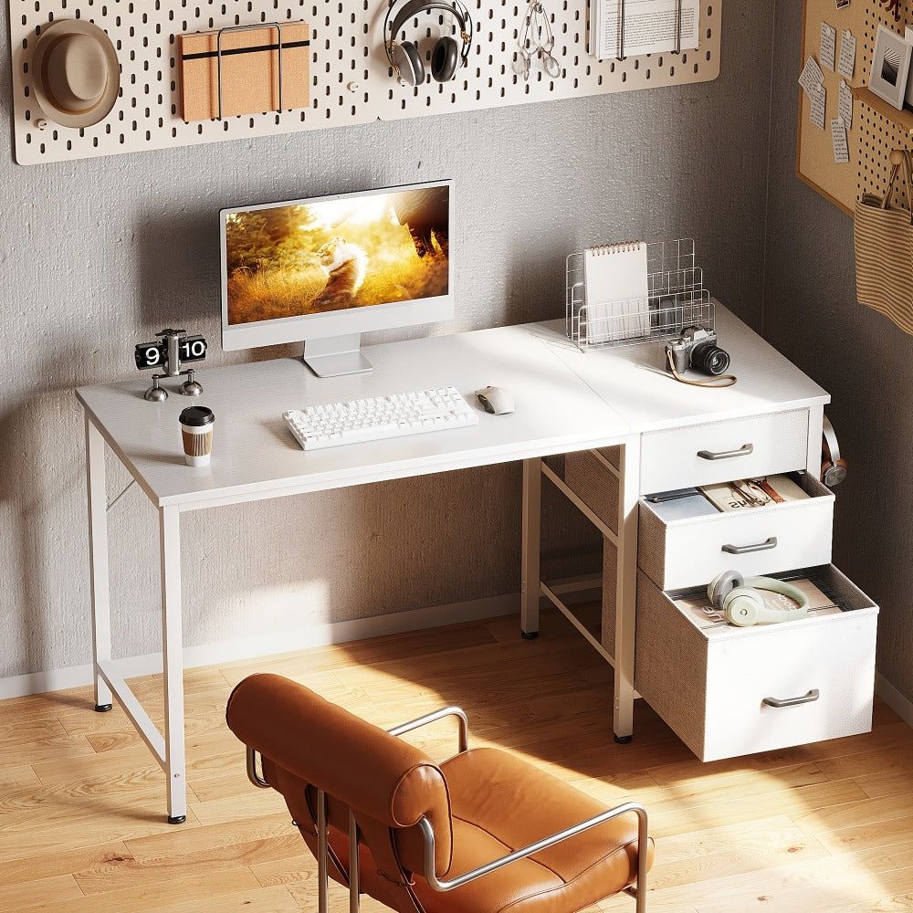 Fabric Computer Desk, Writing and Study Desk for Work, Display, and Everyday Use detail image - detail view 10