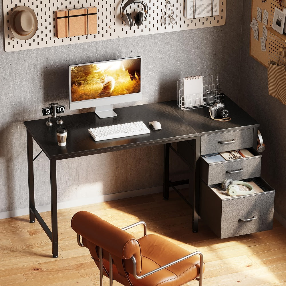 Fabric Computer Desk, Writing and Study Desk for Work, Display, and Everyday Use detail image - detail view 13